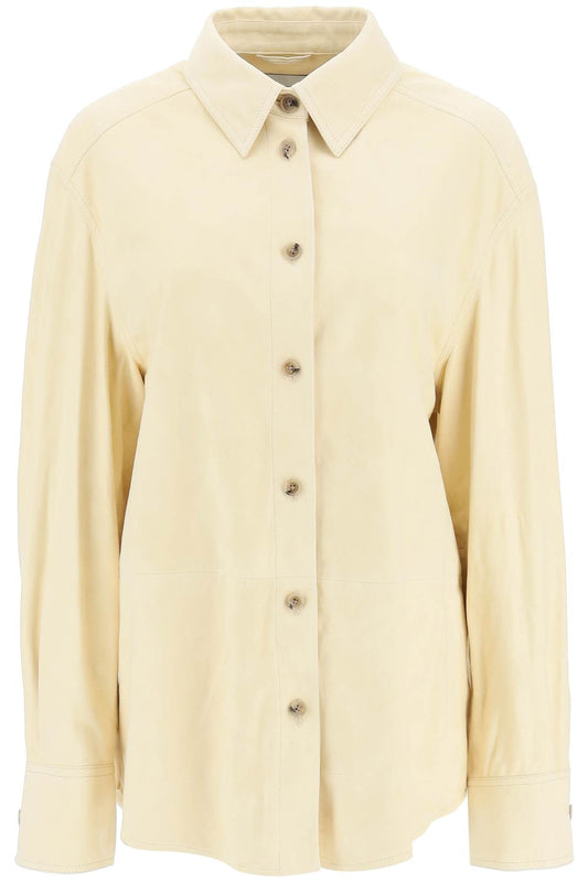 Loulou Studio Loulou studio suede overshirt