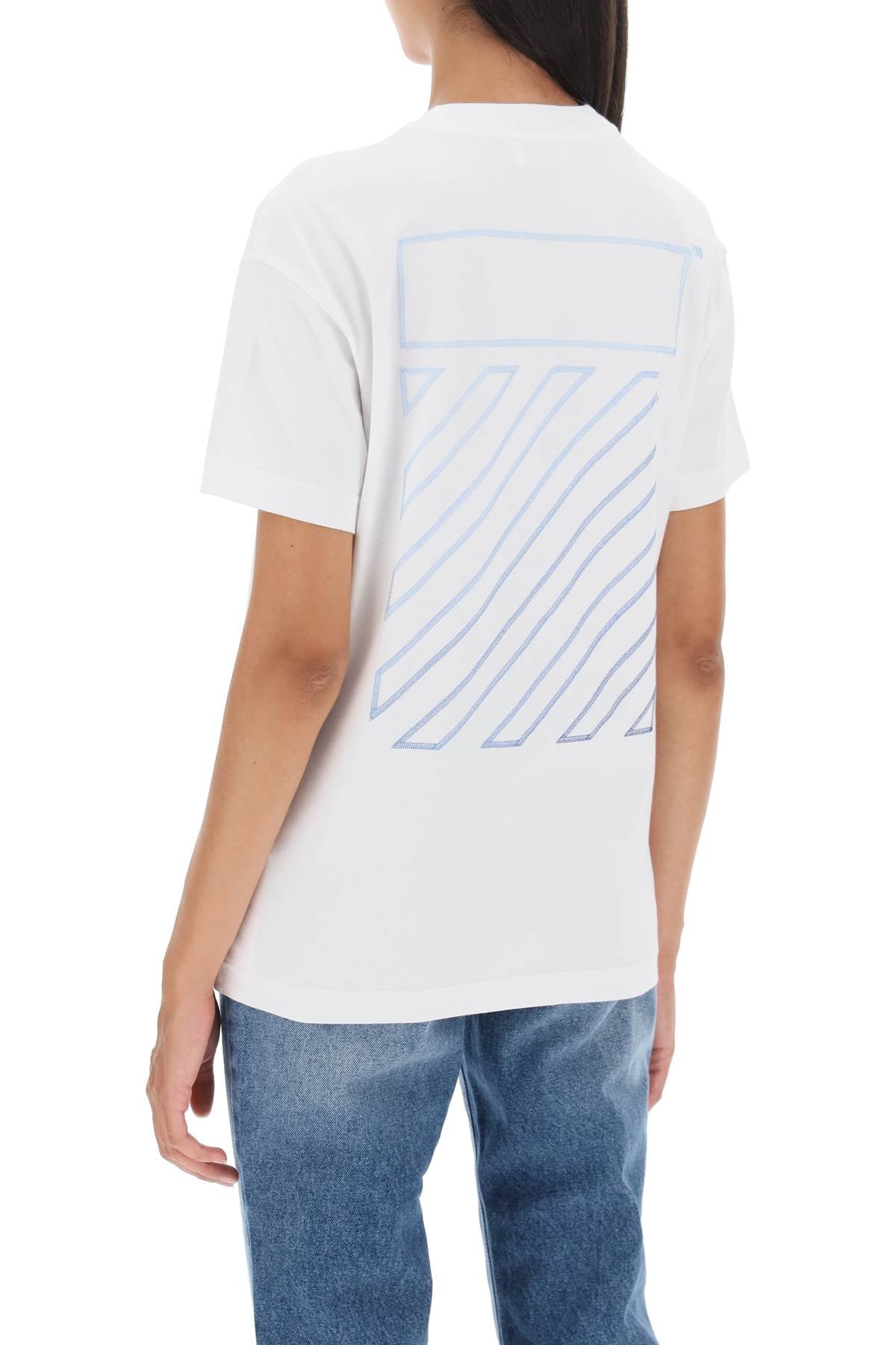 Off-White Off-white t-shirt with back embroidery