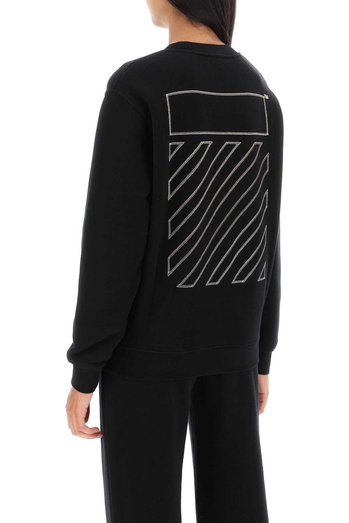 Off-White Off-white crew-neck sweatshirt with diag motif