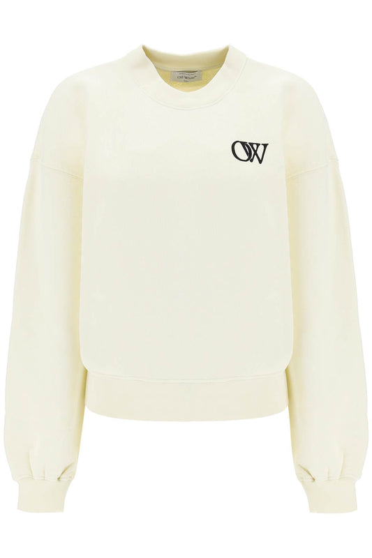 Off-White Off-white crew-neck sweatshirt with flocked logo