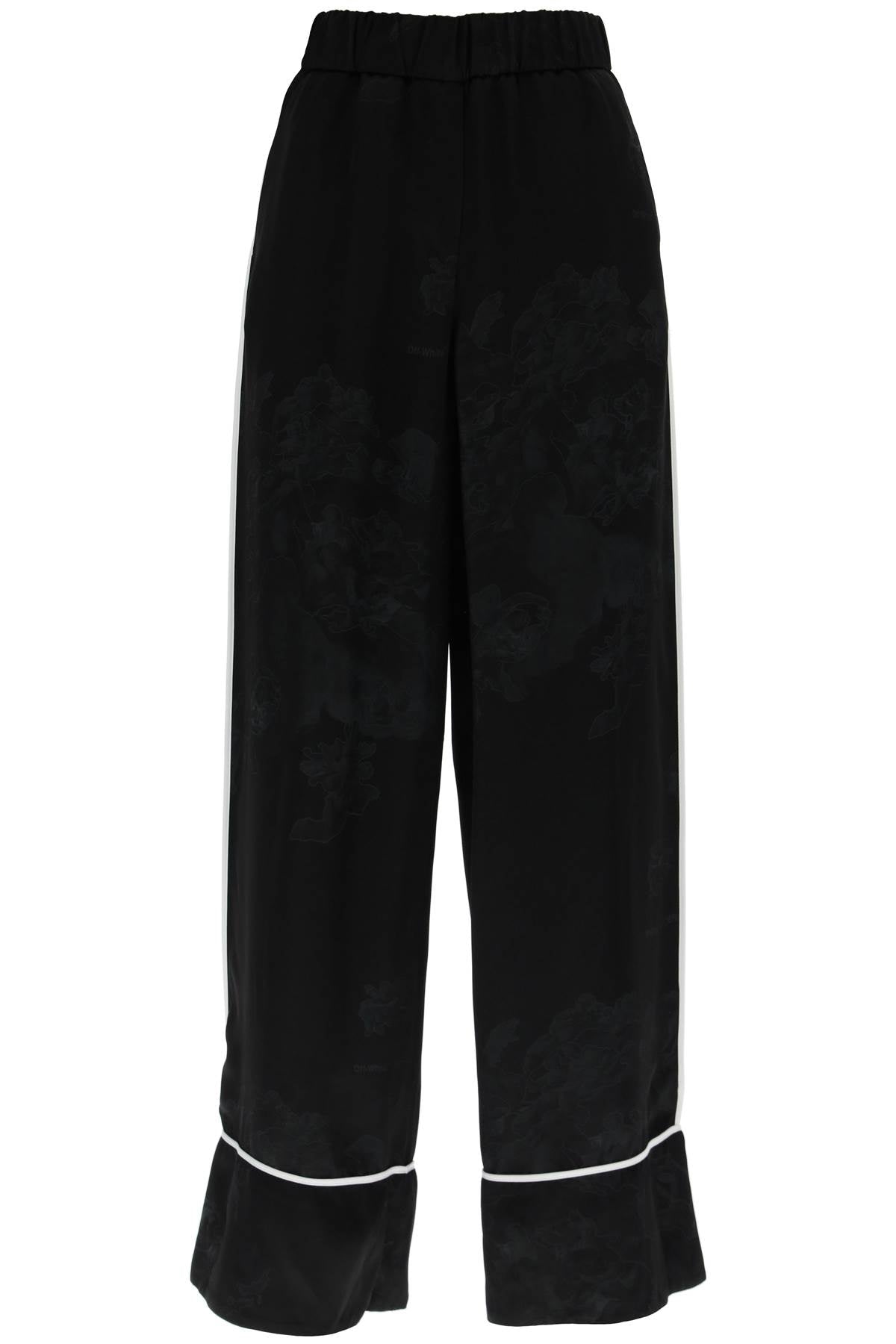 Off-White Off-white jacquard pijama pants