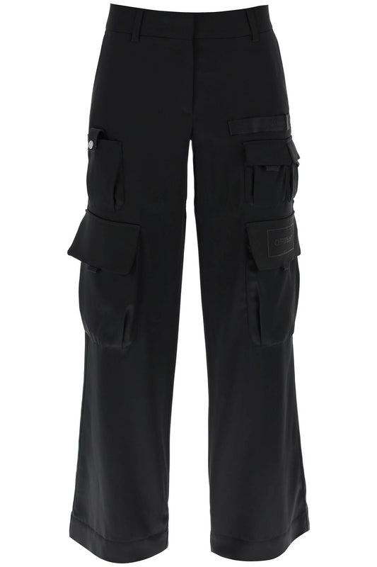 Off-White Off-white toybox cargo pants in satin