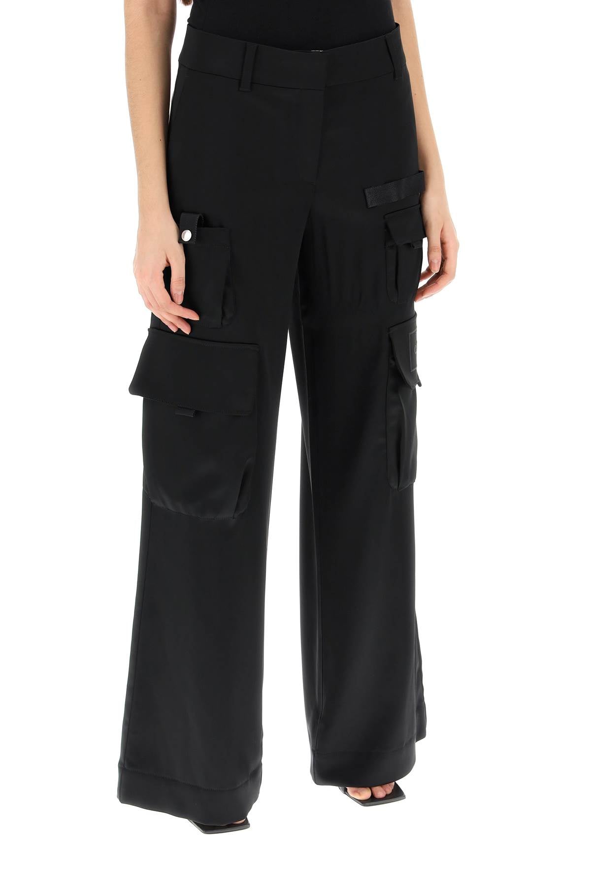 Off-White Off-white toybox cargo pants in satin