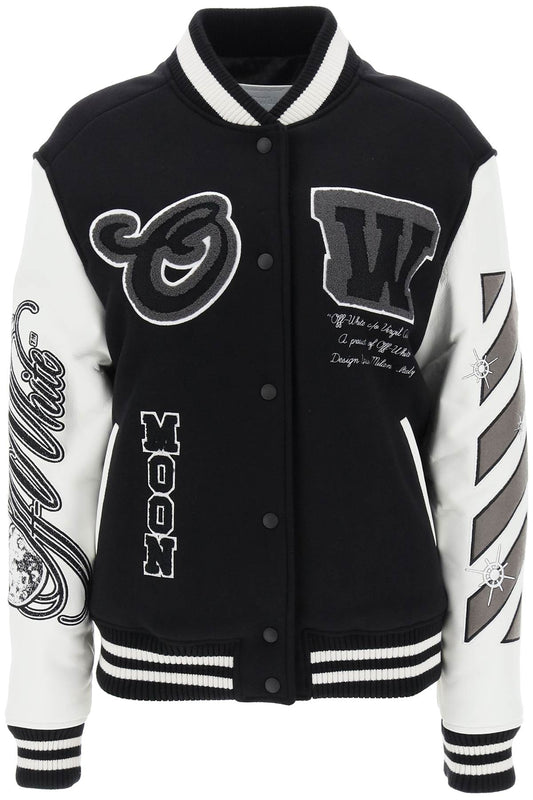 Off-White Off-white meteor varsity bomber jacket