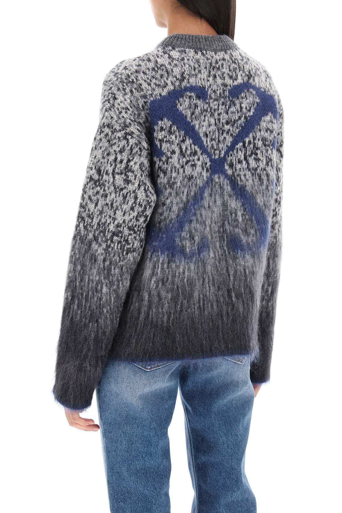 Off-White Off-white arrow mohair sweater