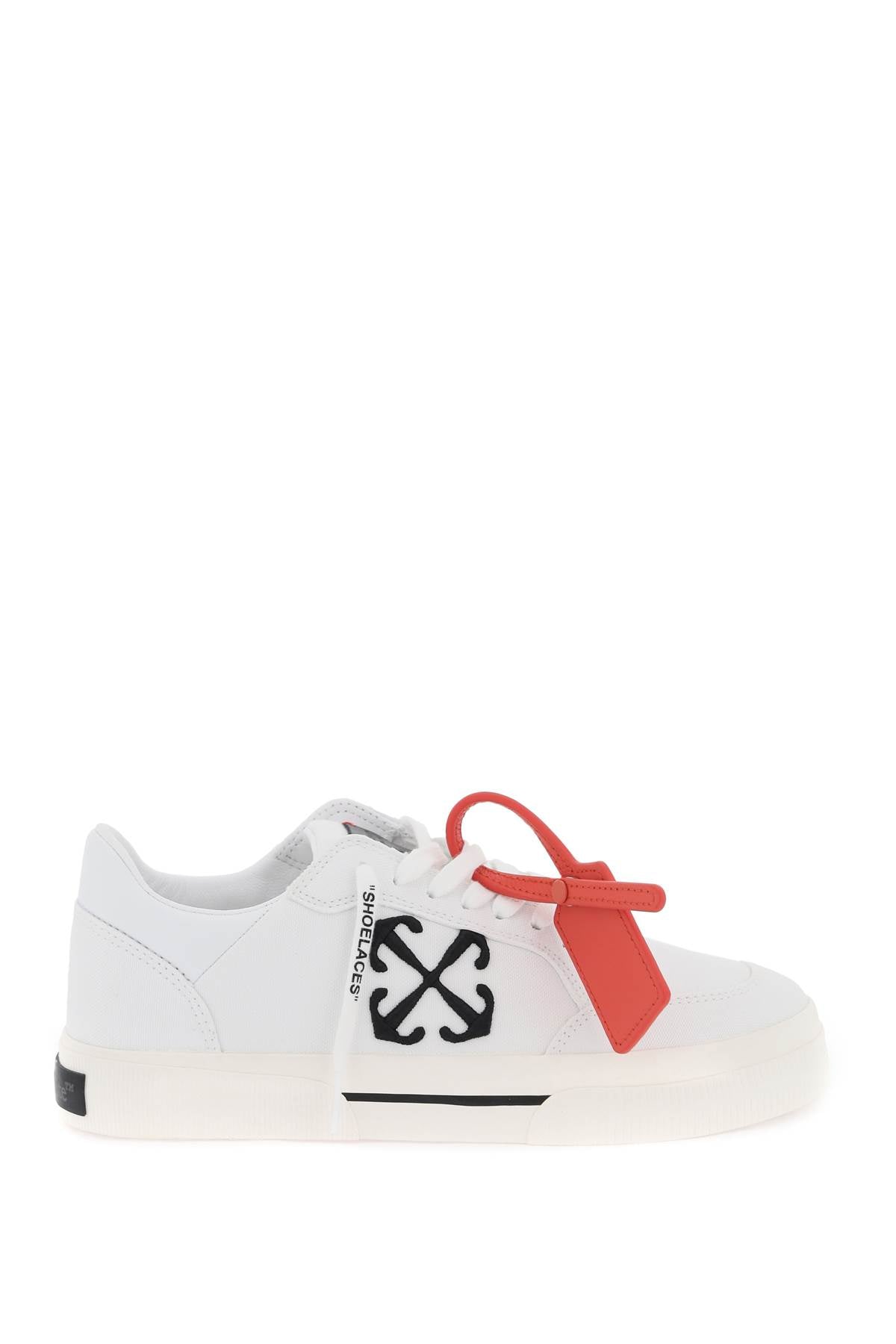 Off-White Off-white low canvas vulcanized sneakers in