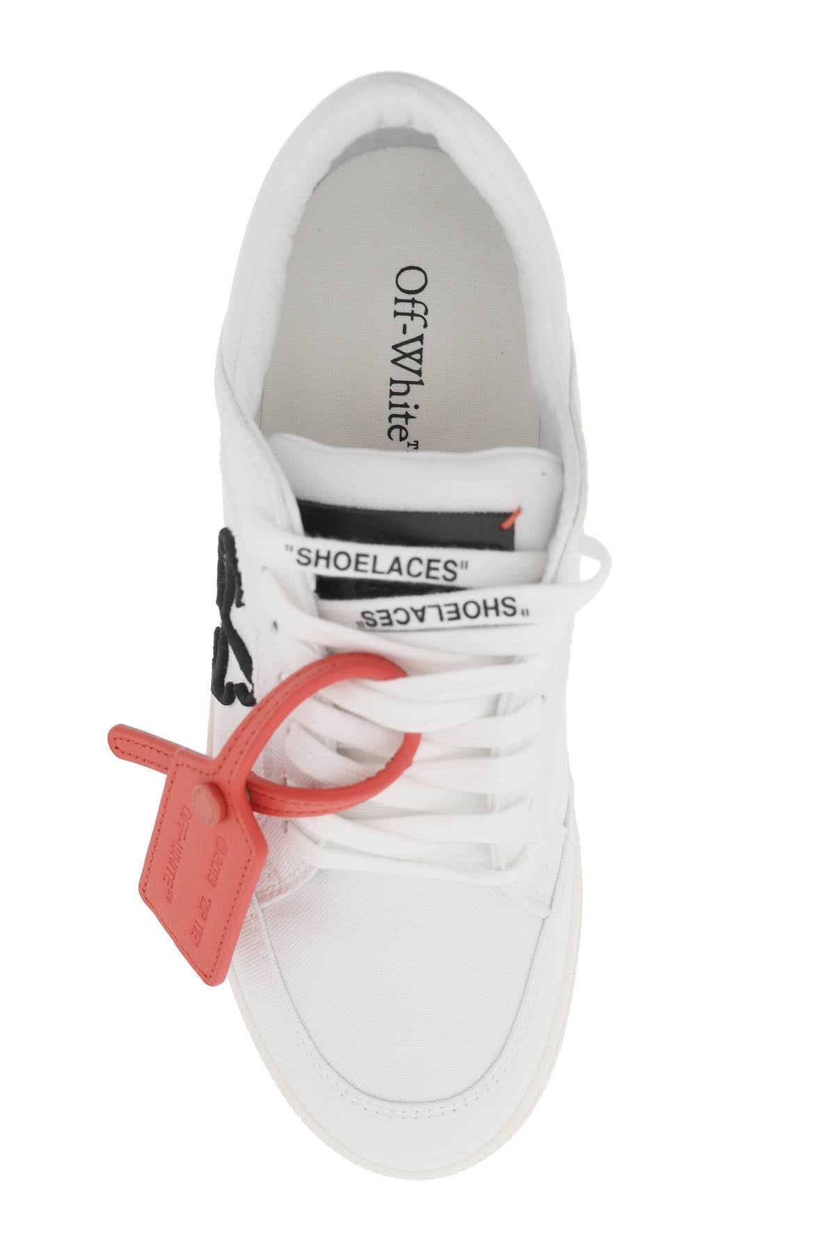 Off-White Off-white low canvas vulcanized sneakers in