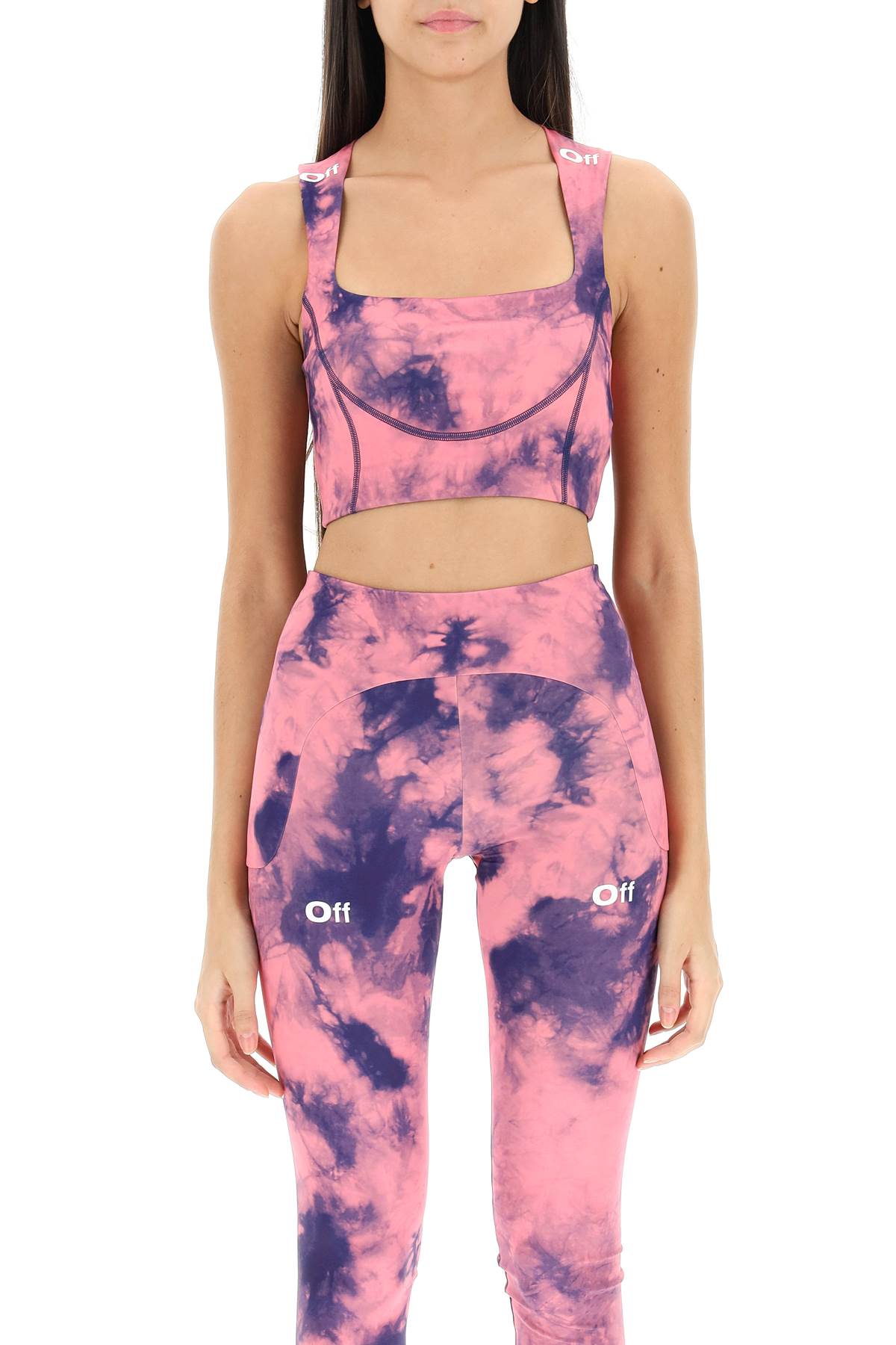 Off-White Off-white tie dye sports bra