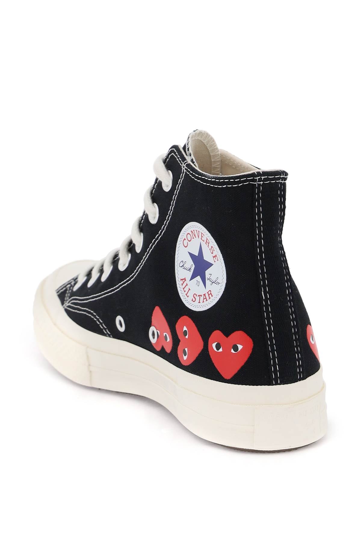 Comme Des Garcons Play Comme des garcons play multi heart converse x comme des garçons play hi-top sneakers