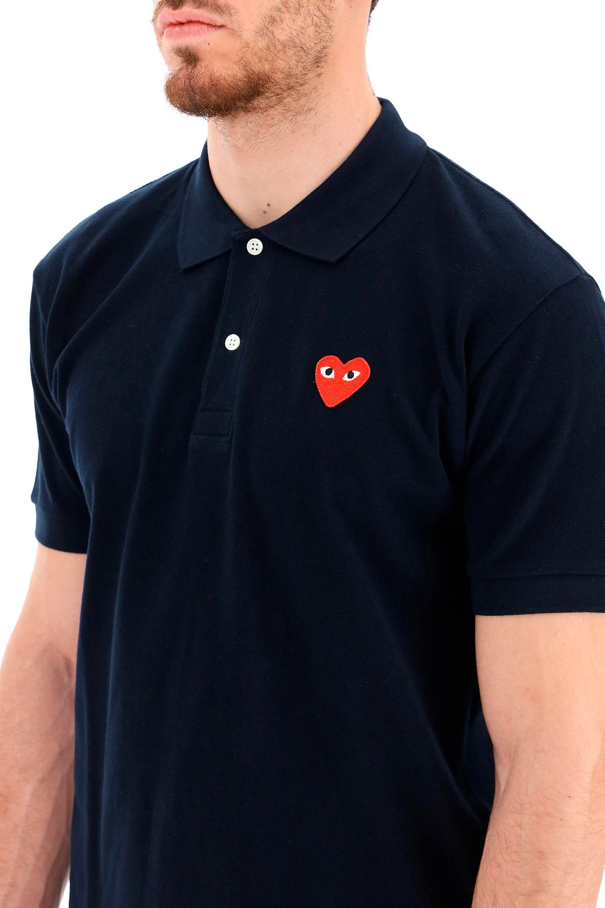 Comme Des Garcons Play Comme des garcons play heart polo shirt