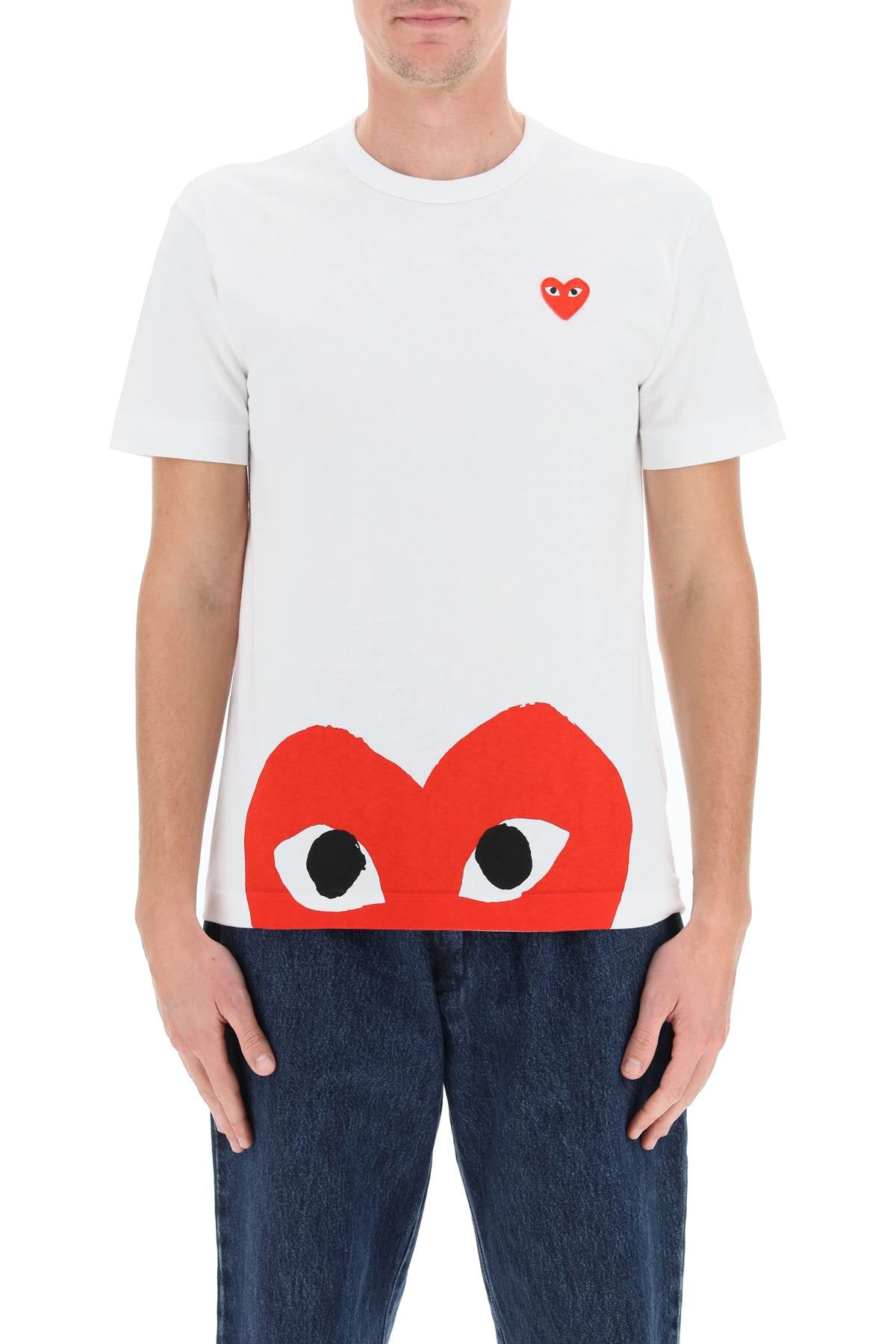 Comme Des Garcons Play Comme des garcons play heart print t-shirt