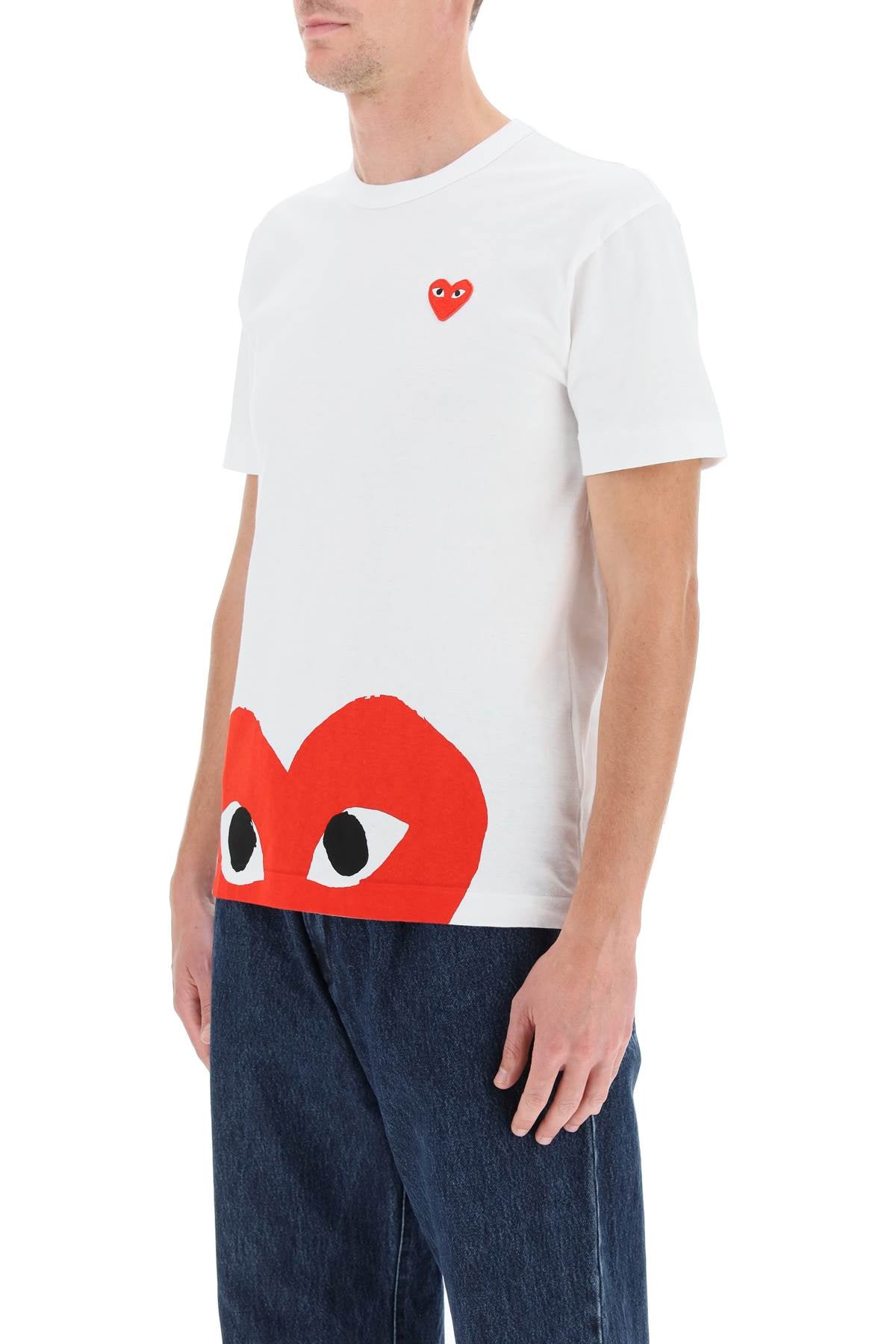 Comme Des Garcons Play Comme des garcons play heart print t-shirt