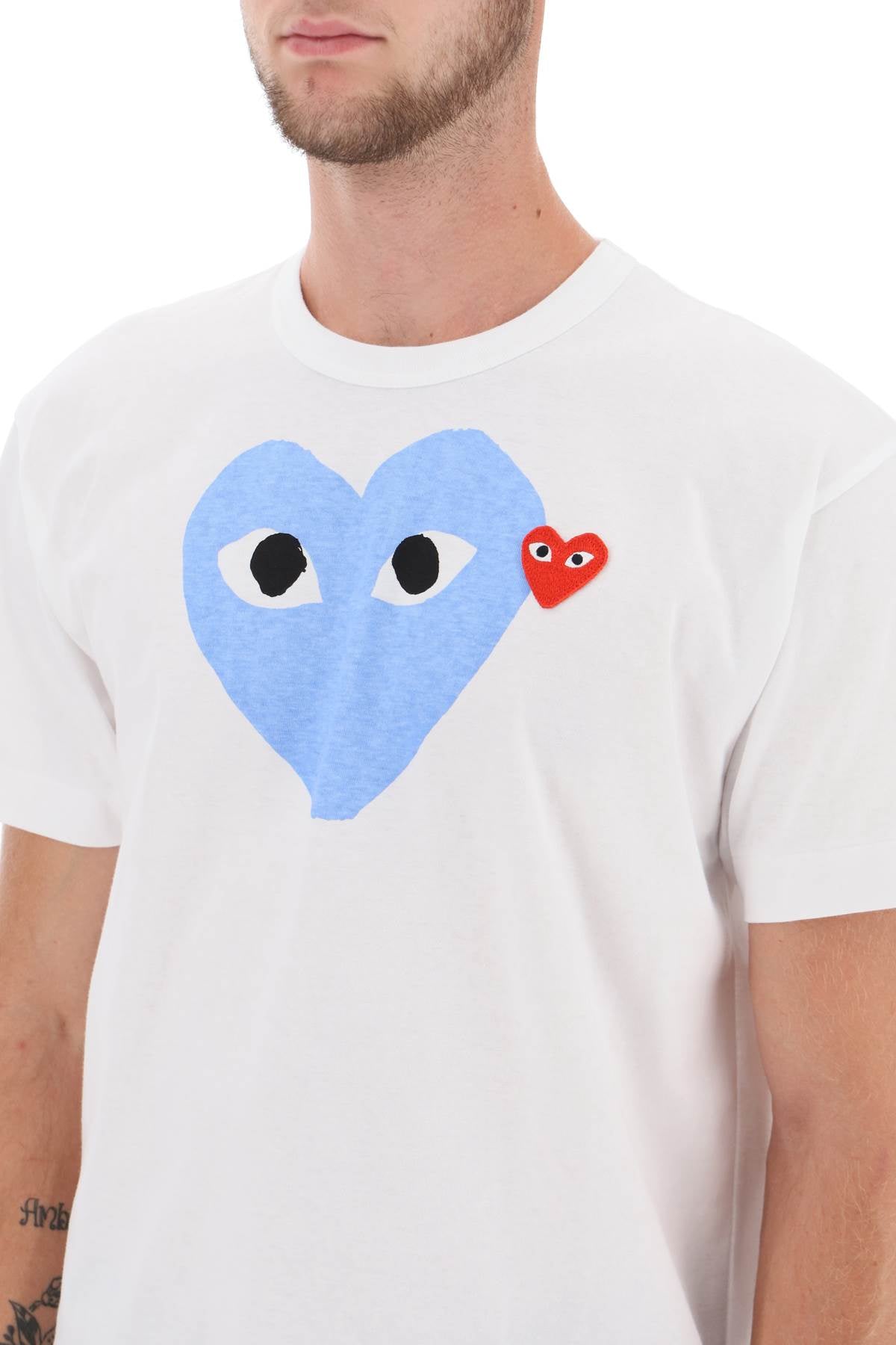 Comme Des Garcons Play Comme des garcons play heart print t-shirt