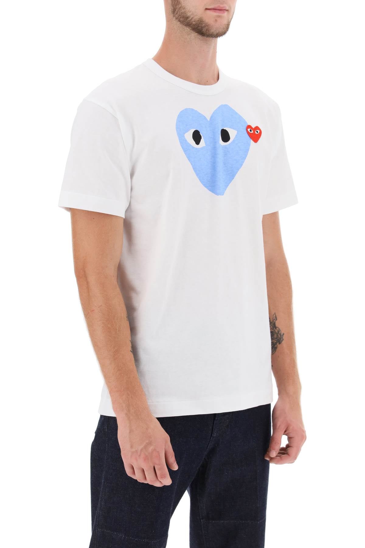 Comme Des Garcons Play Comme des garcons play heart print t-shirt