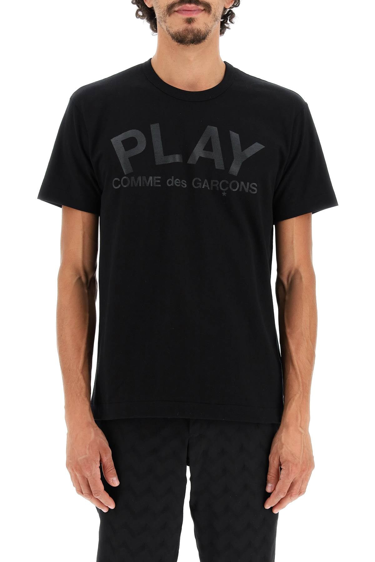 Comme Des Garcons Play Comme des garcons play logo print t-shirt