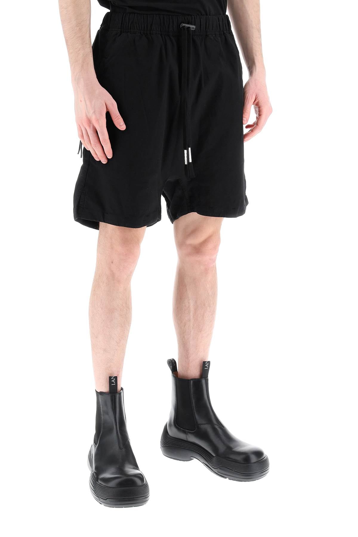 Boris Bidjan Saberi Boris bidjan saberi linen cotton baggy shorts