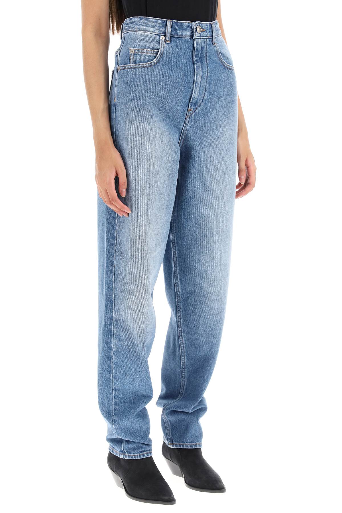 Marant ETOILE Isabel marant etoile 'corsy' loose jeans with tapered cut