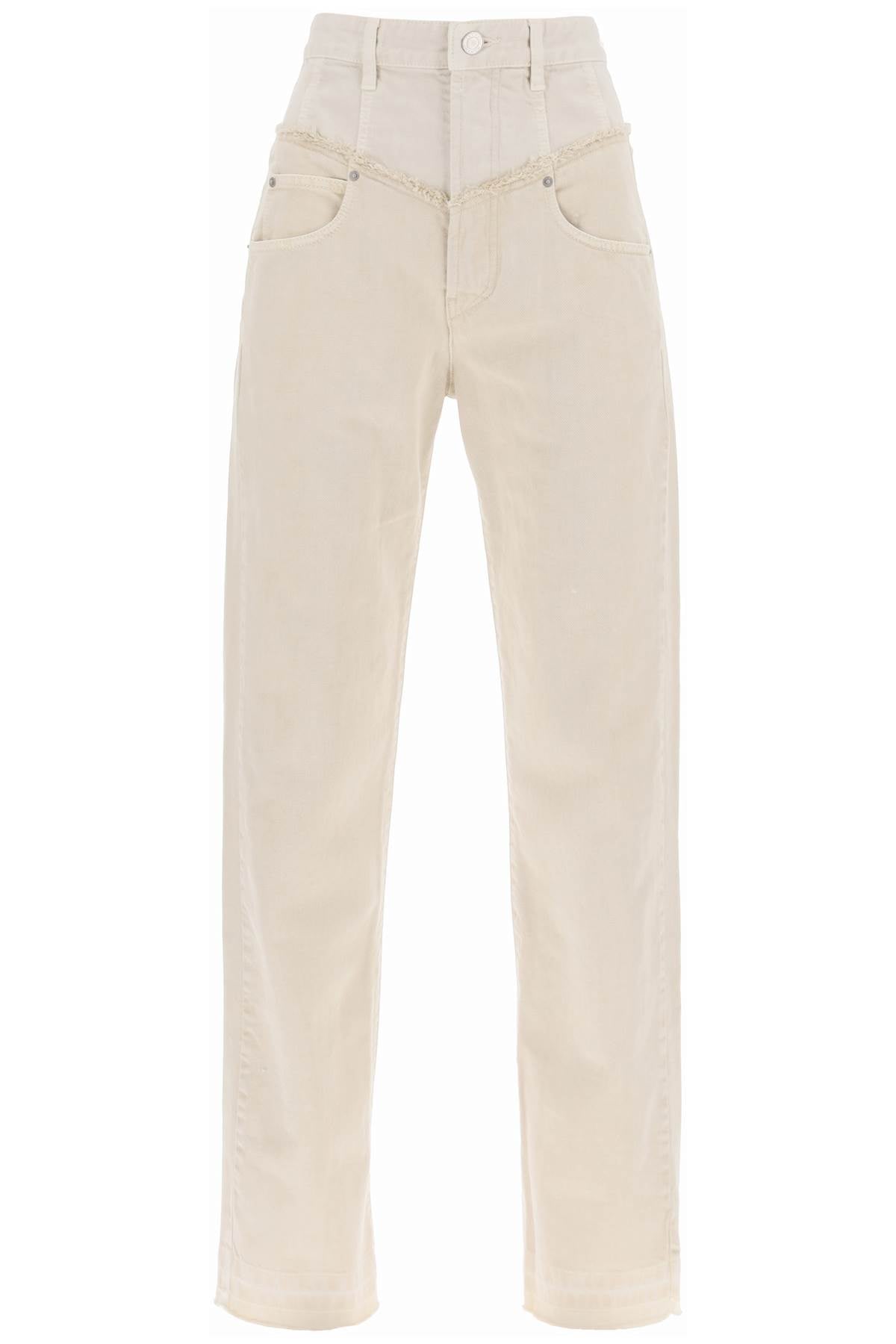 Isabel Marant Isabel marant noemie loose jeans in two-tone denim