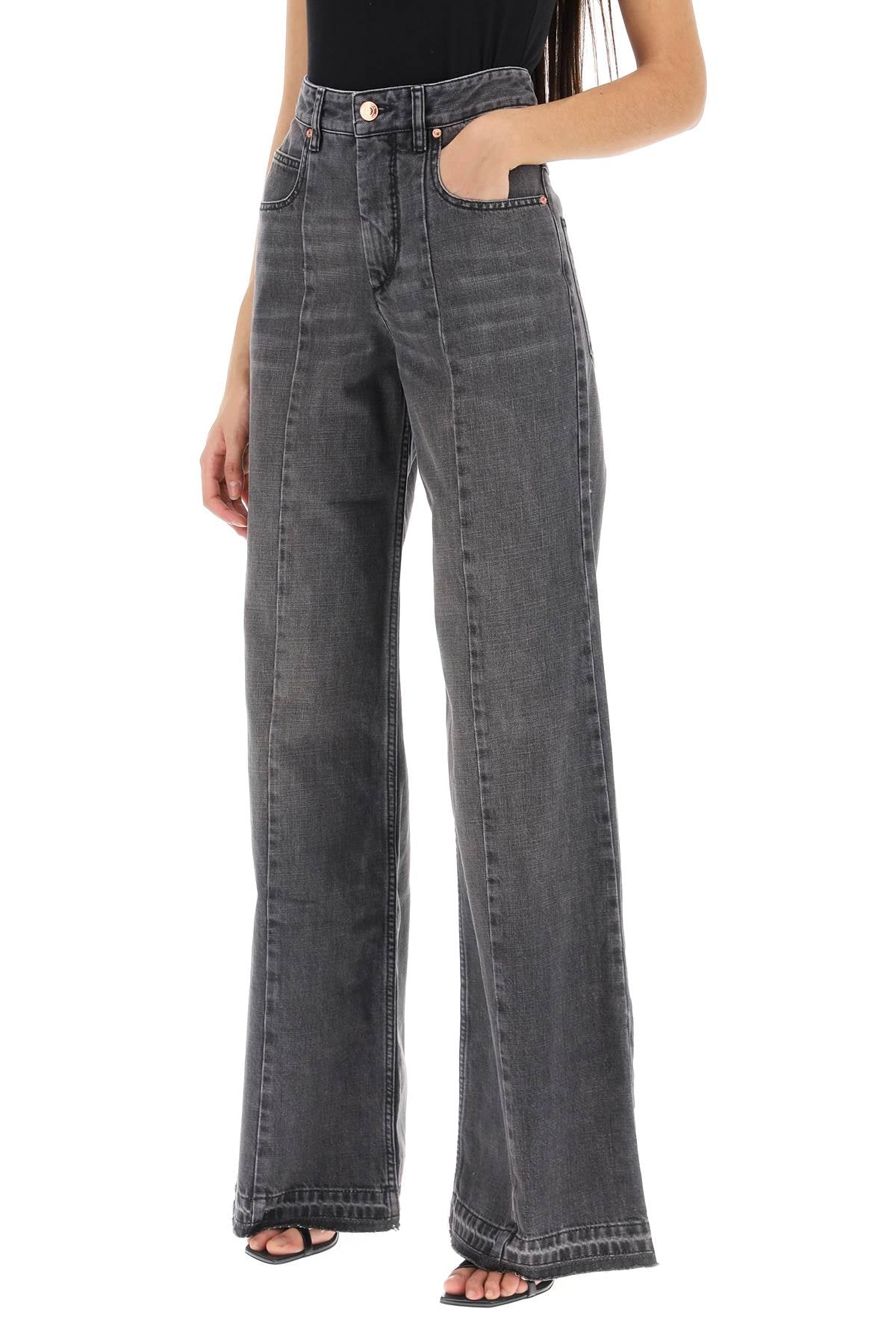 Isabel Marant Isabel marant noldy wide leg jeans