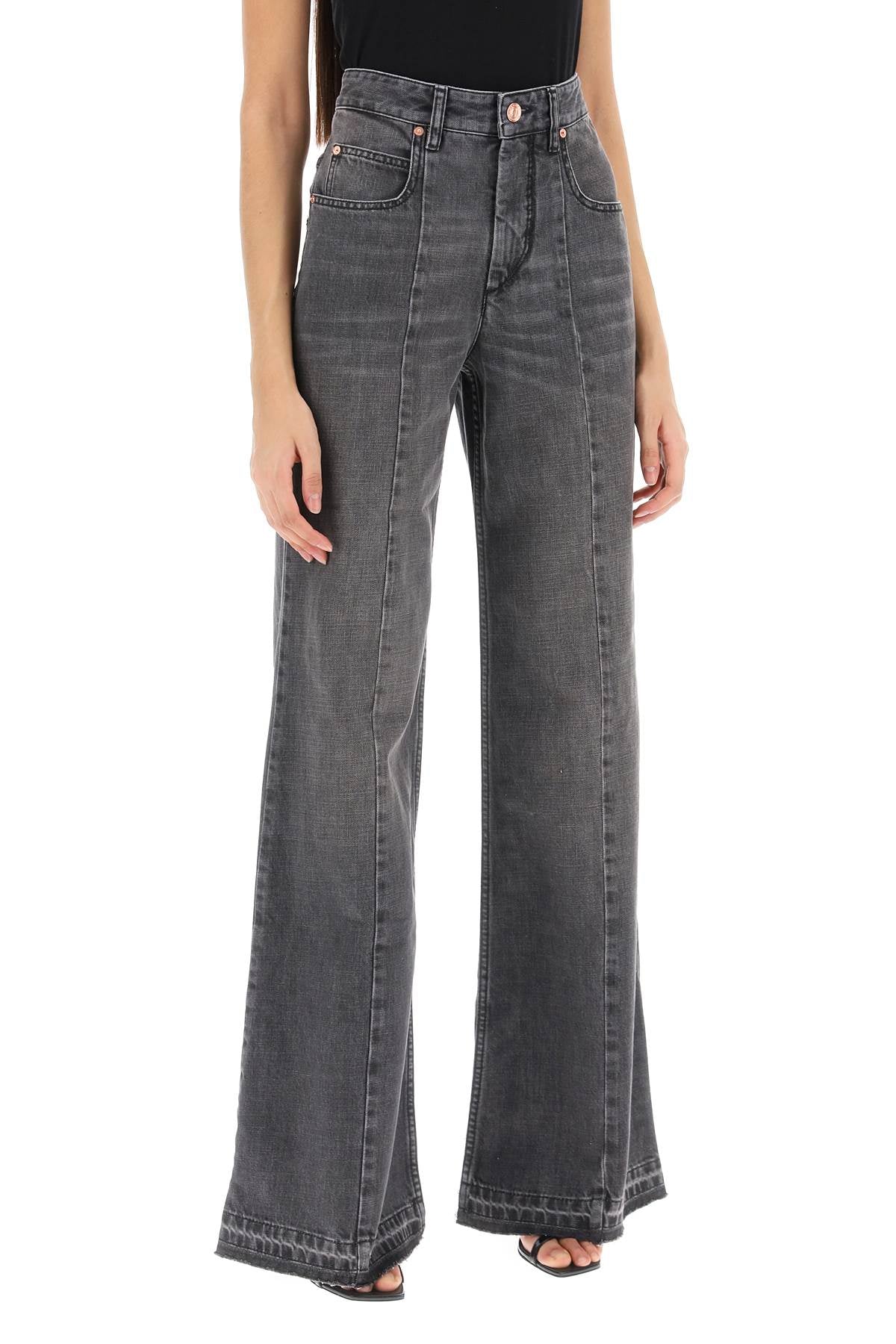 Isabel Marant Isabel marant noldy wide leg jeans