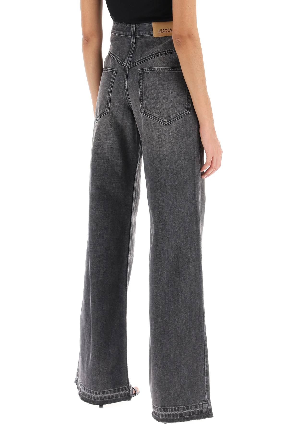 Isabel Marant Isabel marant noldy wide leg jeans