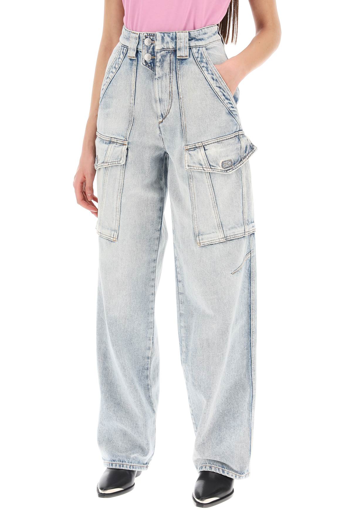 Marant ETOILE Isabel marant etoile heilani cargo jeans