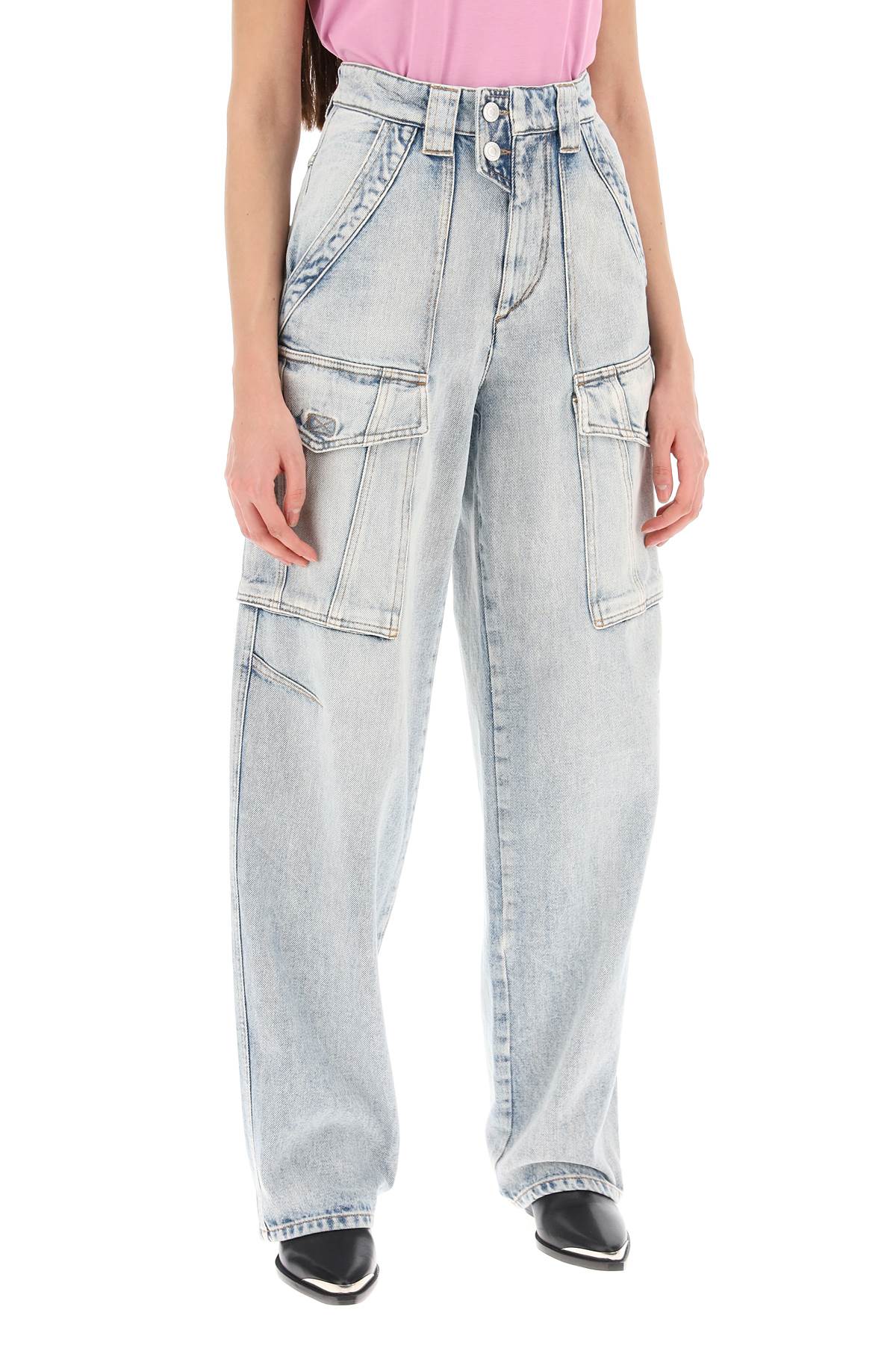 Marant ETOILE Isabel marant etoile heilani cargo jeans