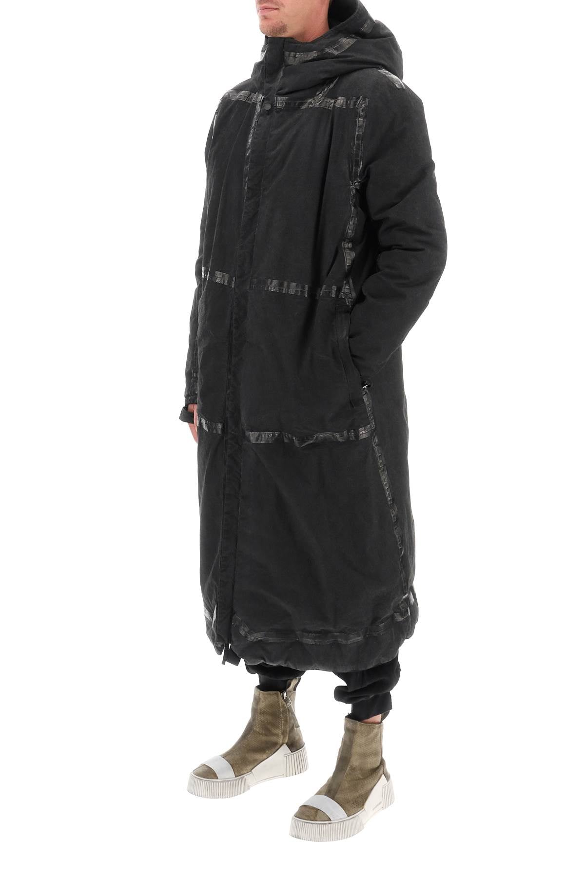 Boris Bidjan Saberi Boris bidjan saberi resin-dyed cotton reversible parka