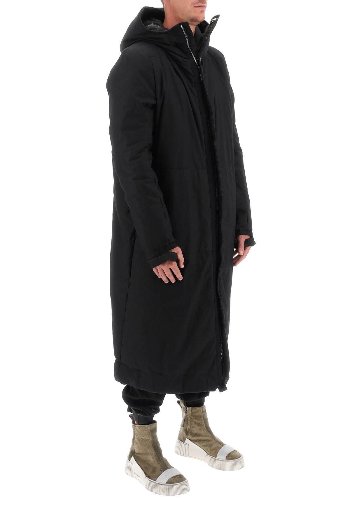 Boris Bidjan Saberi Boris bidjan saberi resin-dyed cotton reversible parka