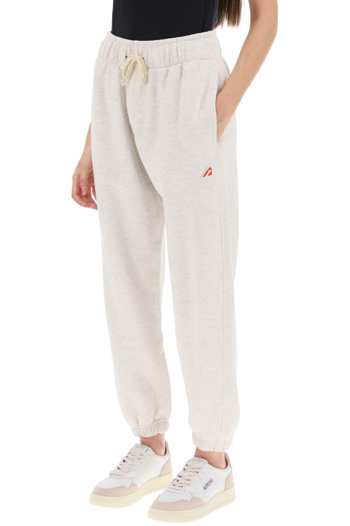 Autry melange sweatpants with logo patch