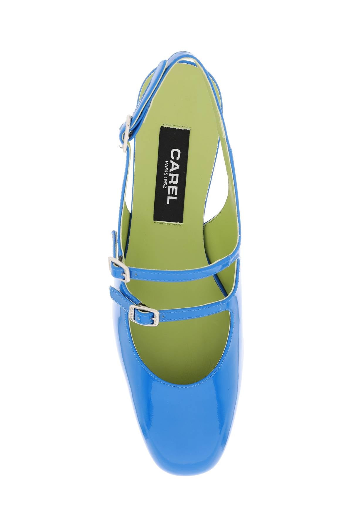 Carel Carel patent leather pêche slingback mary jane