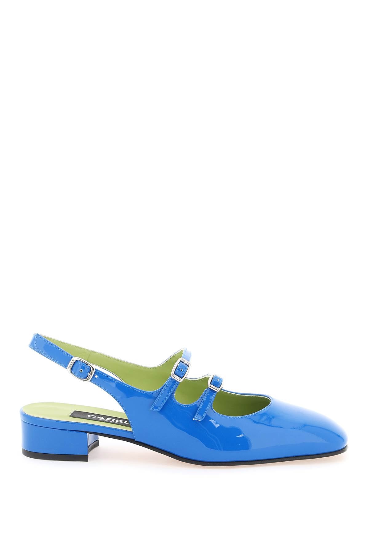 Carel Carel patent leather pêche slingback mary jane