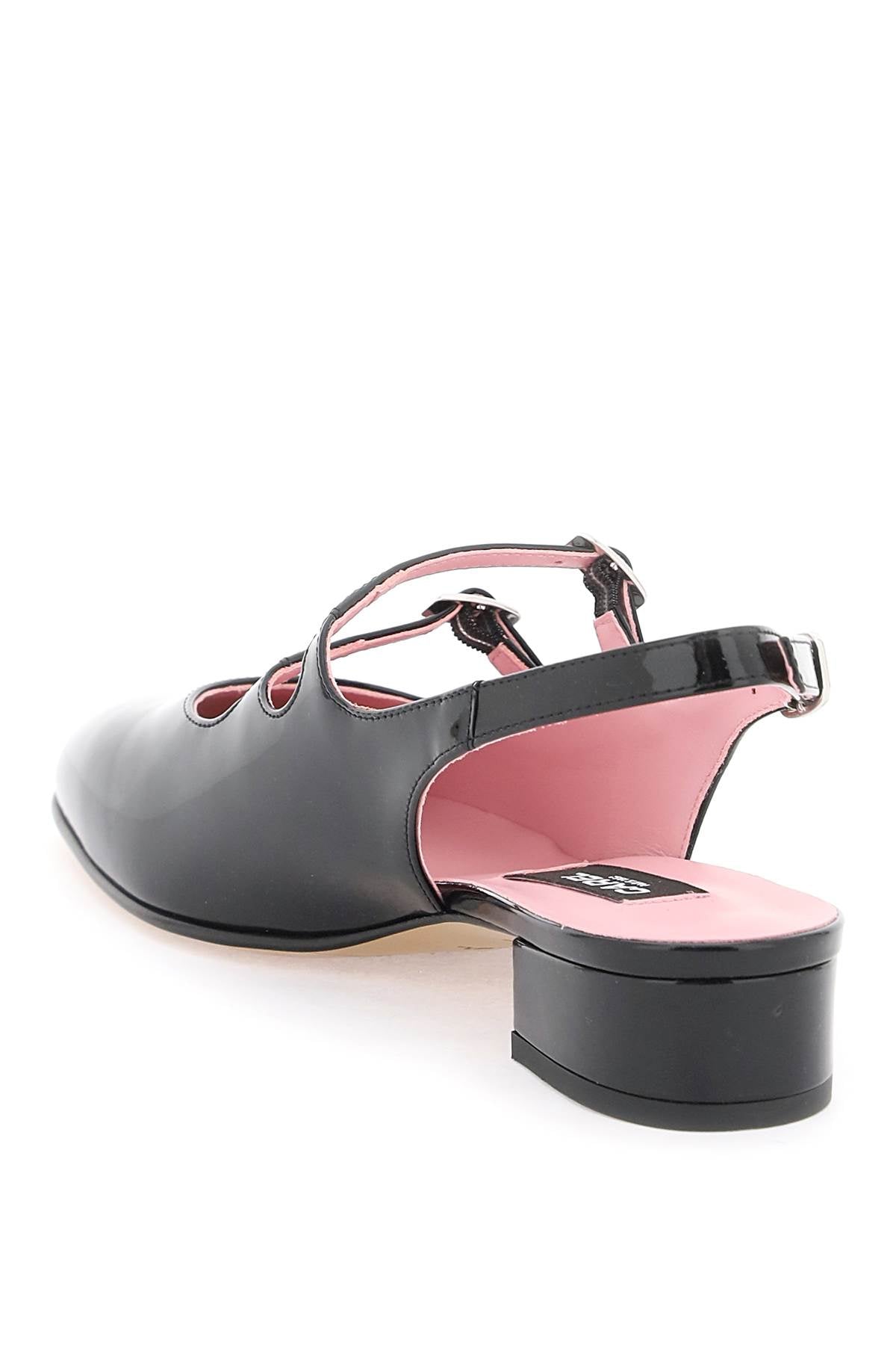 Carel Carel patent leather pêche slingback mary jane