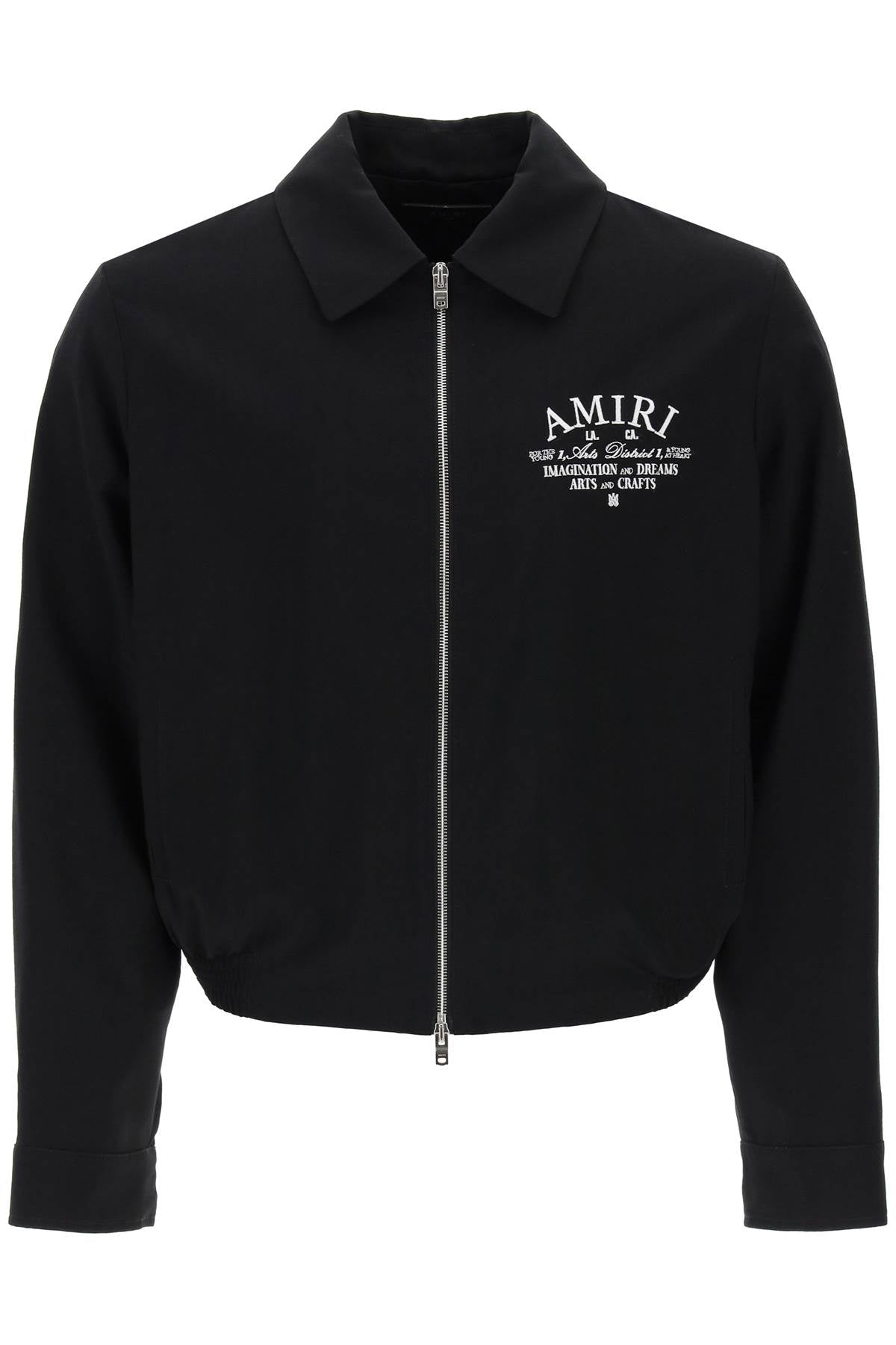 Amiri Amiri blouson jacket with arts district embroidery