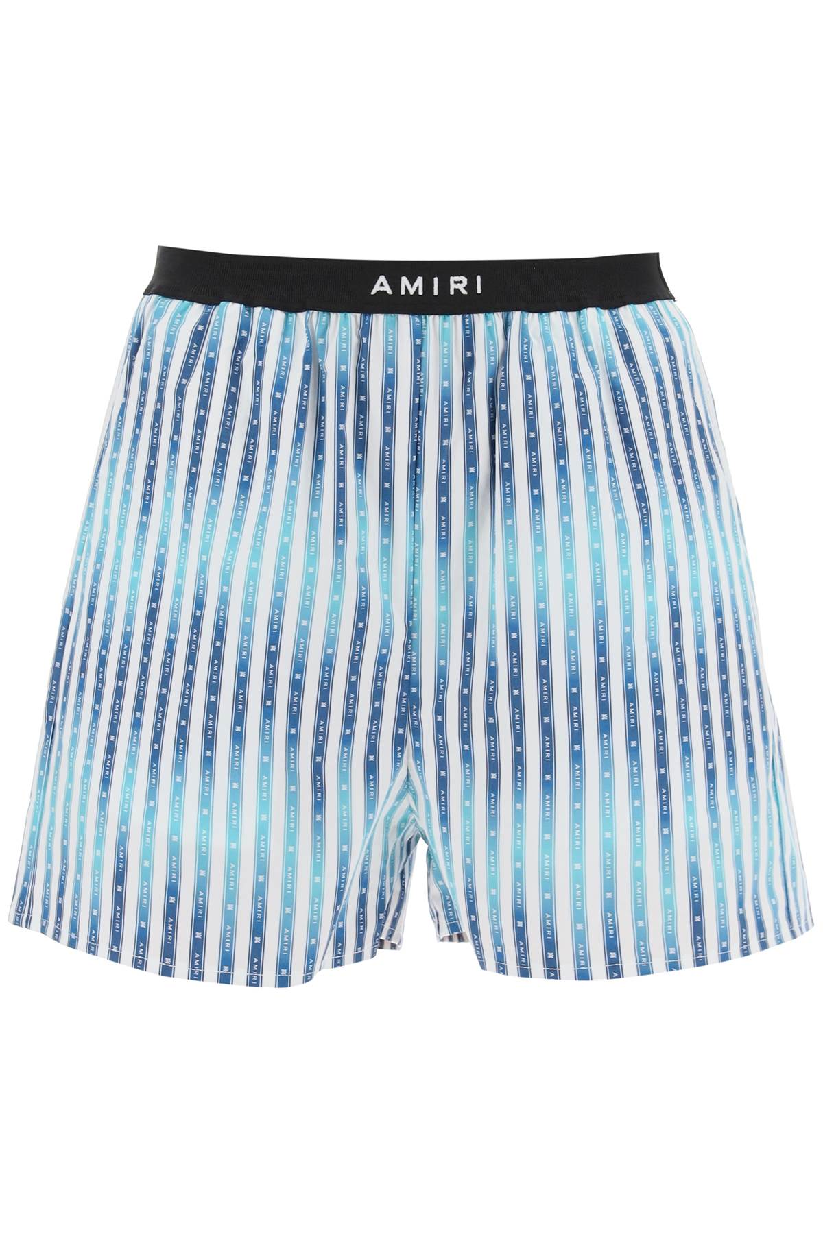 Amiri Amiri striped poplin shorts