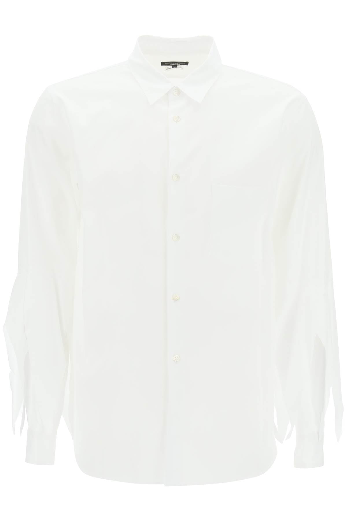 Comme Des Garcons Homme Plus Comme des garcons homme plus spiked frayed-sleeved shirt