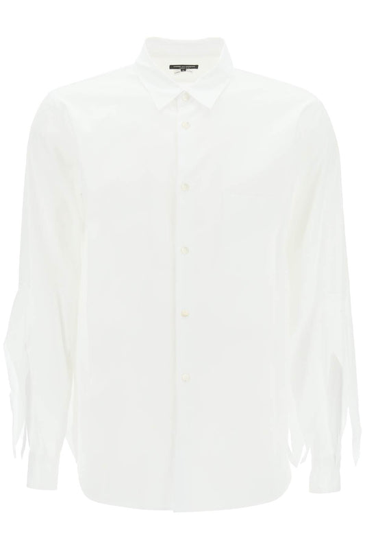 Comme Des Garcons Homme Plus Comme des garcons homme plus spiked frayed-sleeved shirt