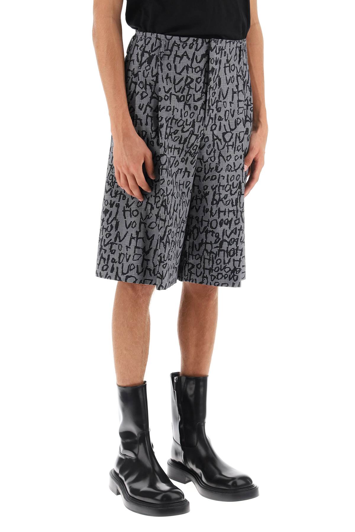 Comme Des Garcons Homme Plus Comme des garcons homme plus artwork motif shorts