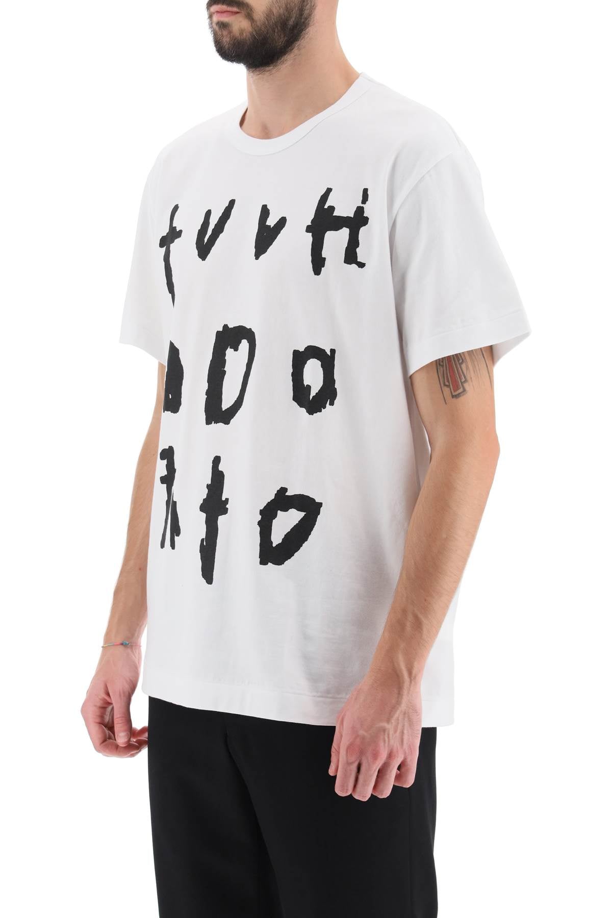 Comme Des Garcons Homme Plus Comme des garcons homme plus artwork print t-shirt