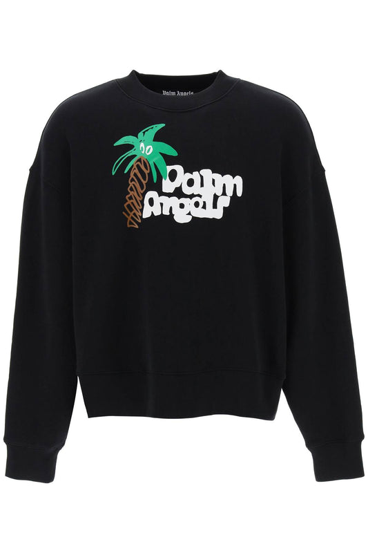 Palm Angels Palm angels sketchy logo sweatshirt