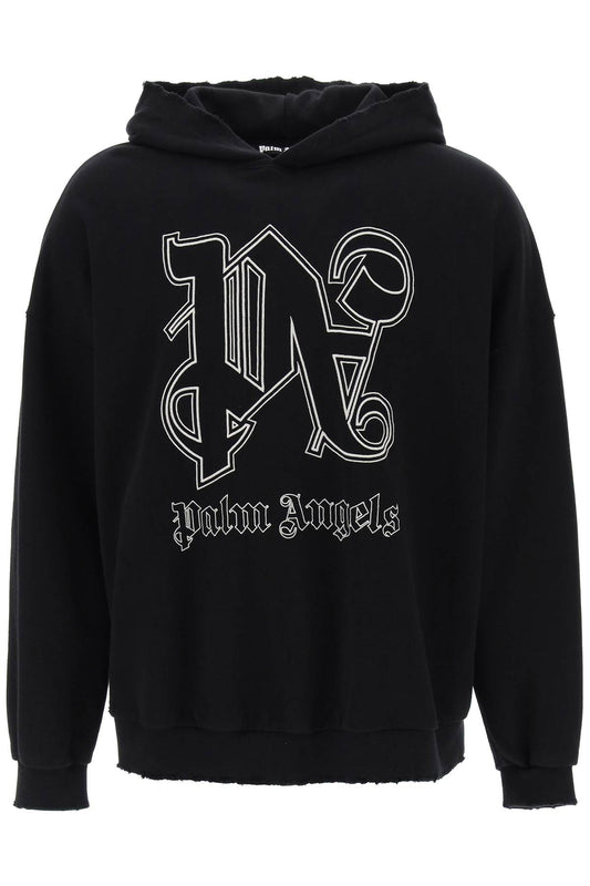 Palm Angels Palm angels pa monogram statement hoodie