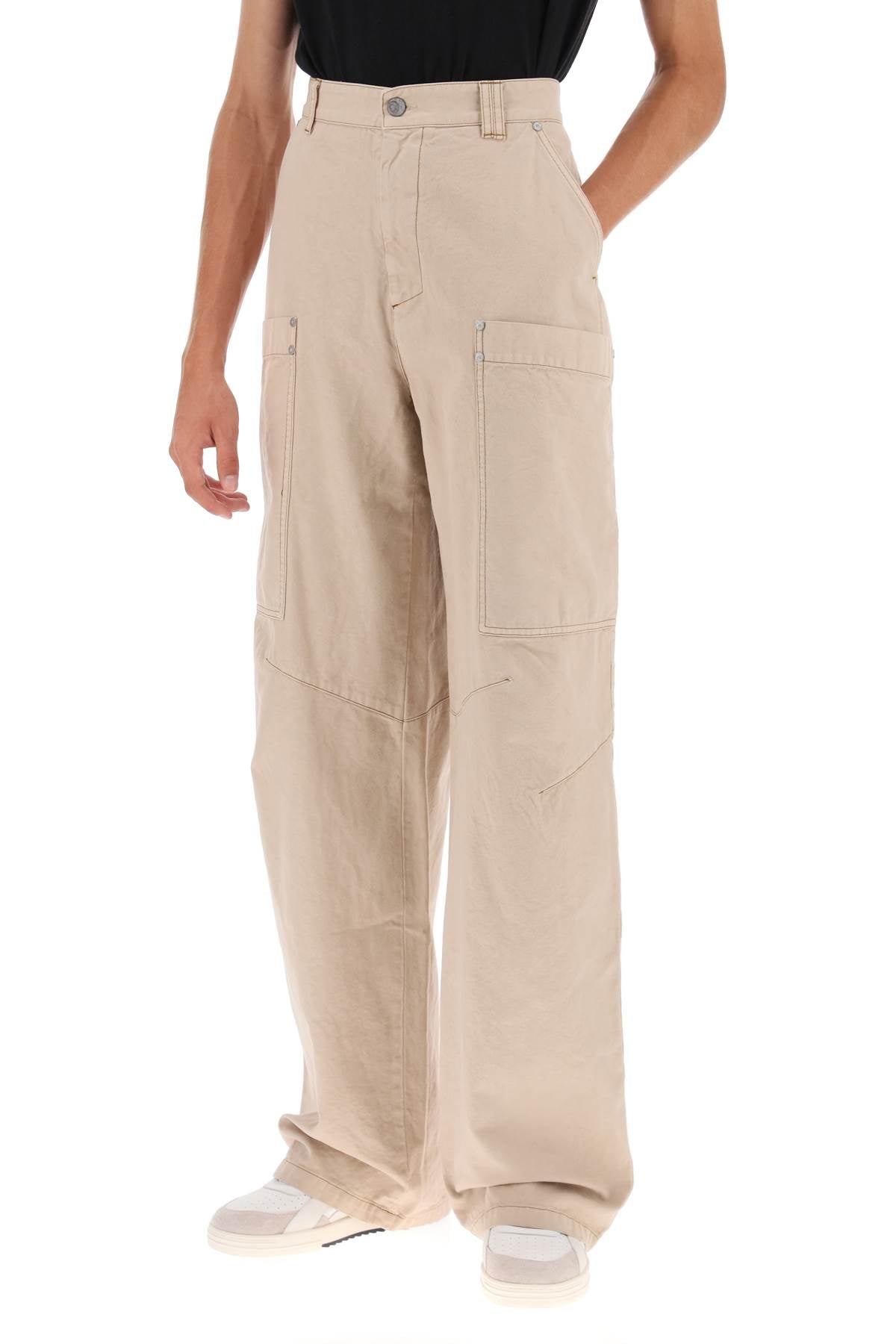 Palm Angels Palm angels cotton cargo pants