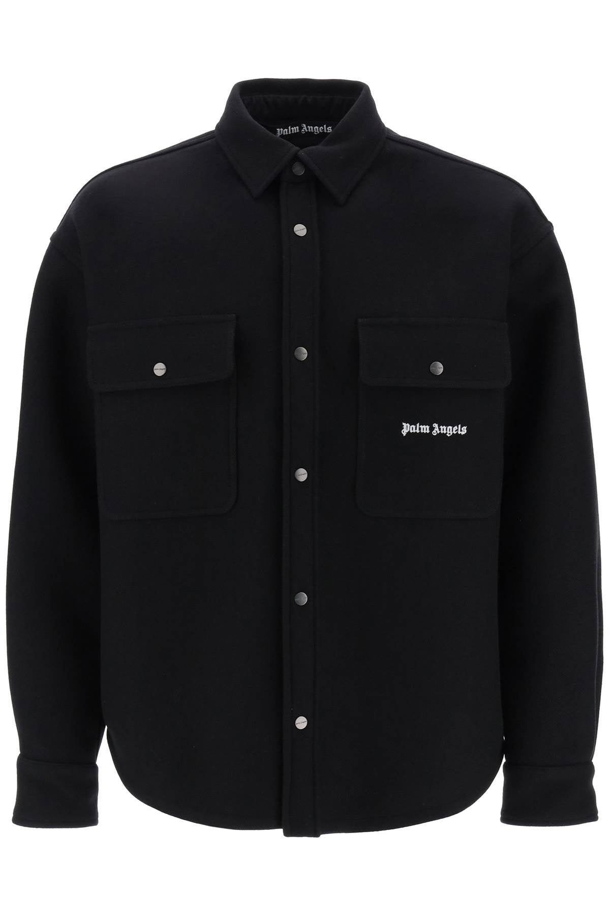 Palm Angels Palm angels heavy wool overshirt