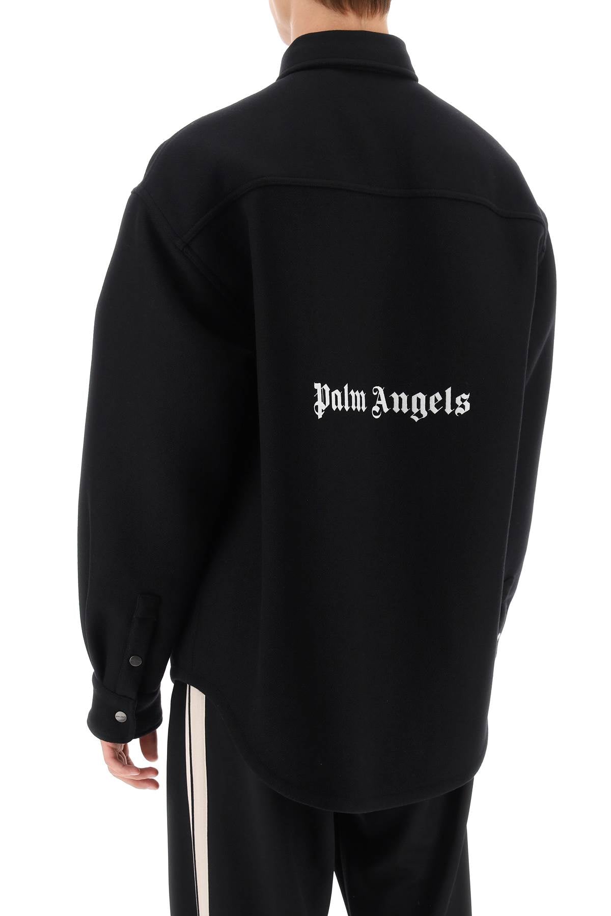 Palm Angels Palm angels heavy wool overshirt