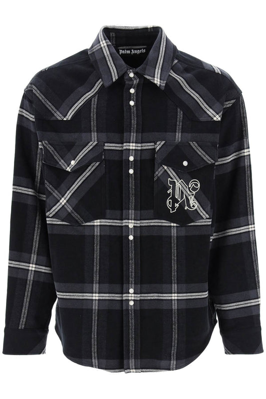 Palm Angels Palm angels check flannel overshirt