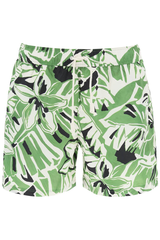 Palm Angels Palm angels swimtrunks with hibiscus print