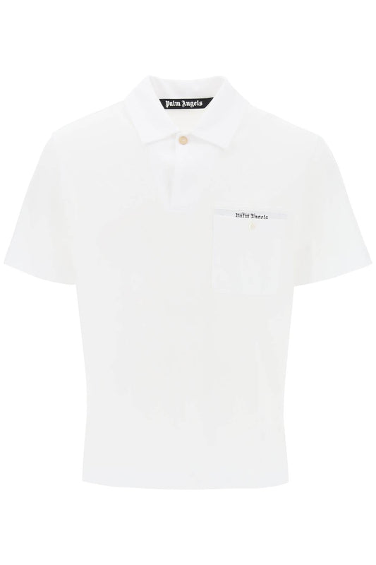 Palm Angels Palm angels sartorial tape pique' polo shirt