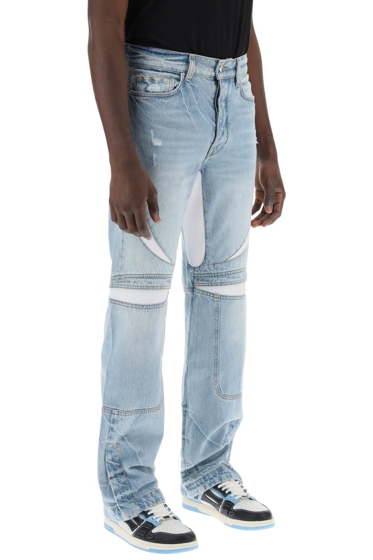 Amiri Amiri mx-3 jeans with mesh inserts