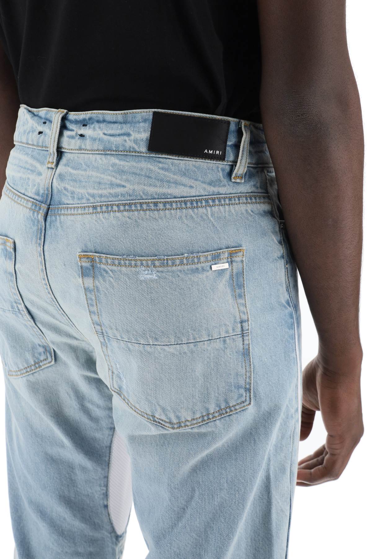 Amiri Amiri mx-3 jeans with mesh inserts