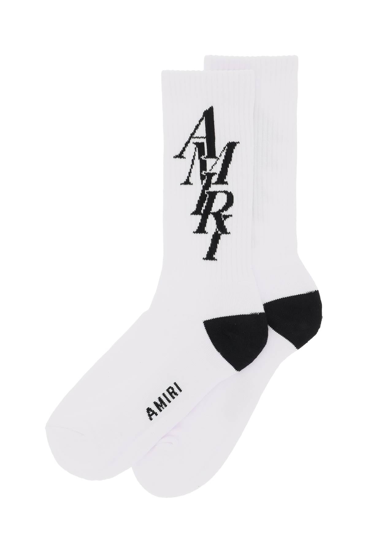 Amiri Amiri stack logo socks